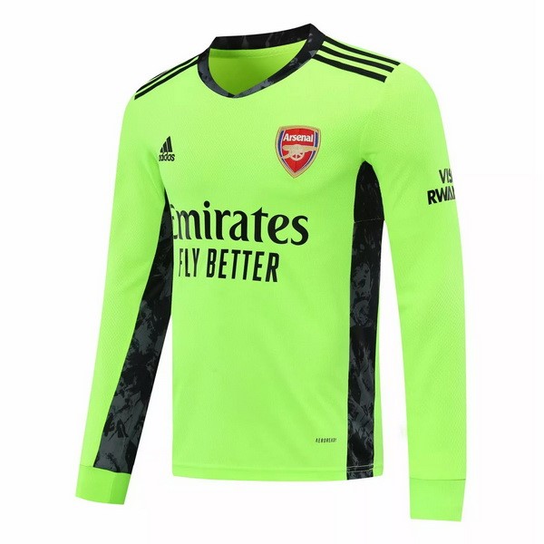 Camiseta Arsenal Replica Segunda Ropa ML Portero 2020/21 Verde